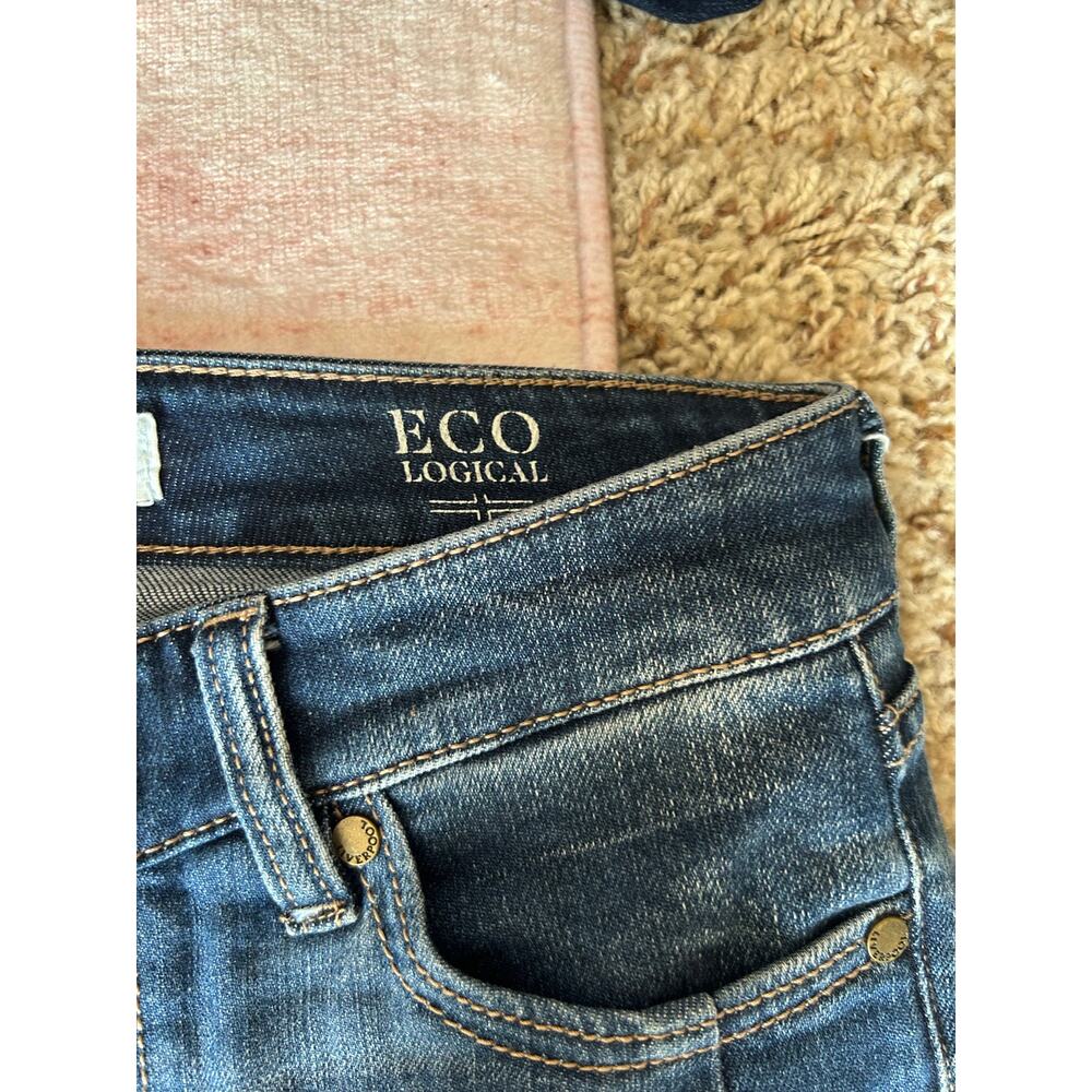 Liverpool Ankle Jeans with side dark denim stripe.  Size 26/2 - Picture 7 of 8